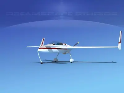 Rutan VariEze V19 3D model