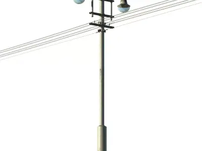 Street light 3D model