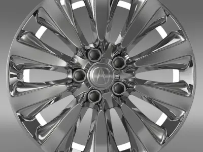 Acura RLX Sport rim 3D model