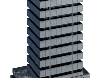 Modern Skyscraper 03 3D model