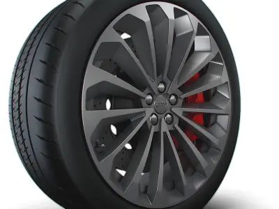 Audi E Tron wheel 3D model