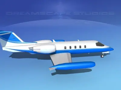 Gates Learjet 35 V14 3D model