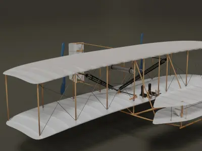 Flayer 3 Military for your game and animation Low-poly 3D model