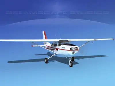 Cessna T-41 Mescalero Royal Thai AF 3D model