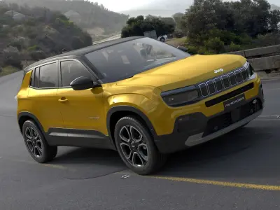 Jeep Avenger Yellow 3D model