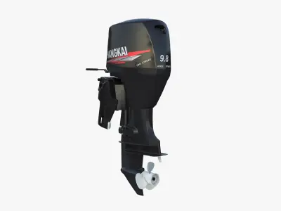 Outboard Motor 3D model
