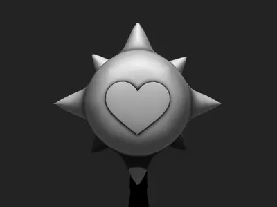 KAWAII - BASEBALL BAT - COMMERCIAL USE - WOLVES STUDIO Low-poly 3D model