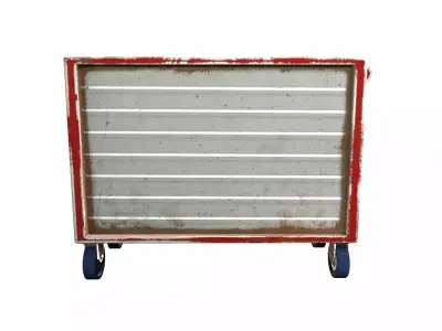 Tools Trolley Low-poly 3D model