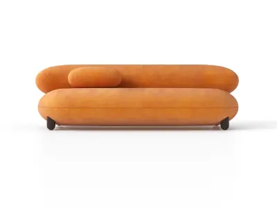 Noom Flock Sofa 240 Free 3D model