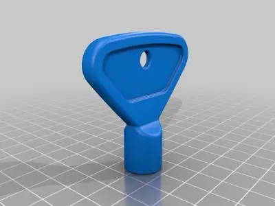 Key for outdoor water faucet Free 3D print model