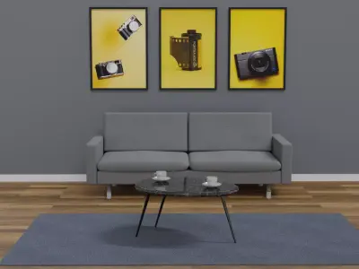 salon Free low-poly 3D model