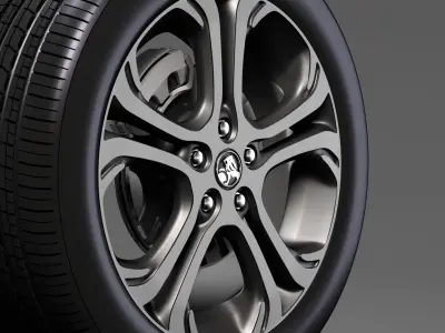 Holden Bolt EV wheel 2017 3D model