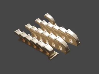 Exhausts for 24th scale Airfix Stuka 3D print model