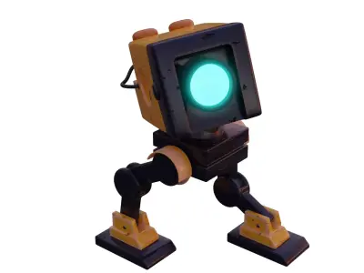 Simple Robot Free 3D model