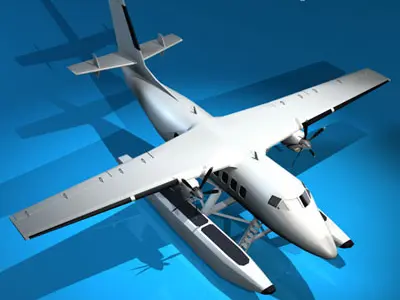 Floatplane seaplane 3D model