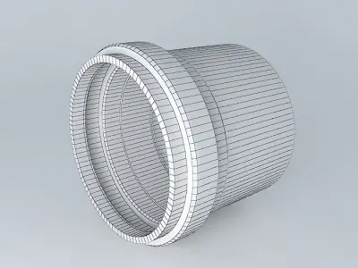 Simple PVC glove 75 mm for Sewage 3D model