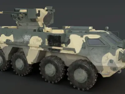 BTR-4 Bucephalus 3D model