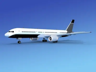 Boeing 757-200 Corporate 8 3D model