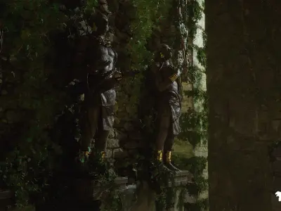 Mayan Ruins Environment Low-poly 3D model