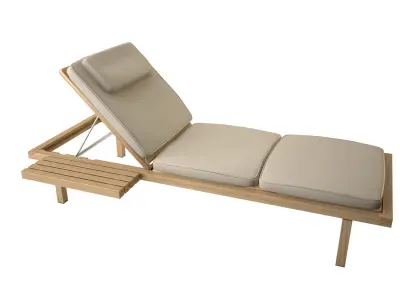 Lounge chair 3D model 5