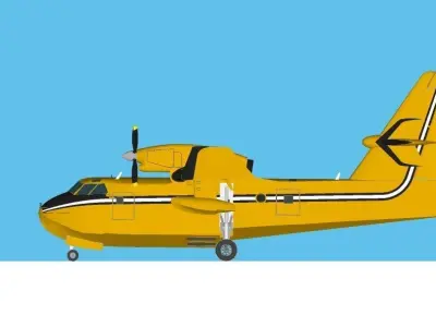 Bombardier 415 Canadair CL-415 3D model