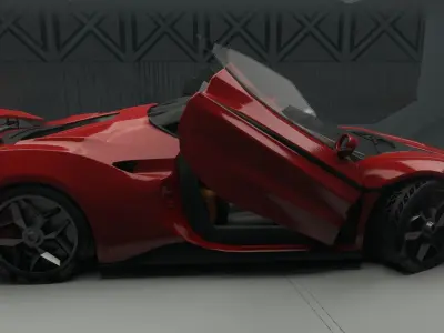 scifi weapon vehicle Low-poly 3D model