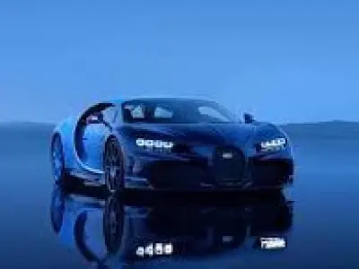 bugatti chiron Free low-poly 3D model