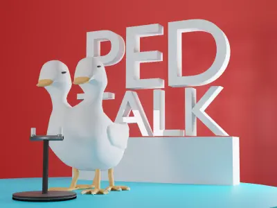 The Two-Head Duck 3D model