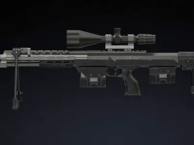DSR Precision Low Poly Realistic Low-poly 3D model