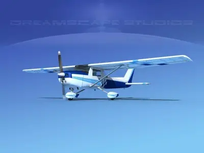 Cessna C152 Aerobat V06 3D model