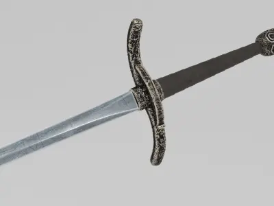Aria Stark Sword From Game Of Thrones 3D model