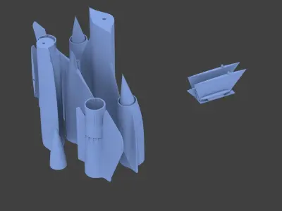 yf-12 3D print model