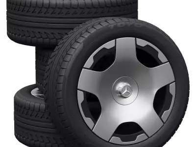 Mercedes wheels 3D model