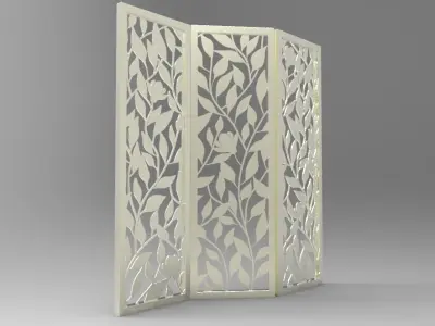 MAGNOLIA LEAVES PANEL Free 3D print model