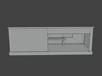 Abandoned workshop 01 Free low-poly 3D model