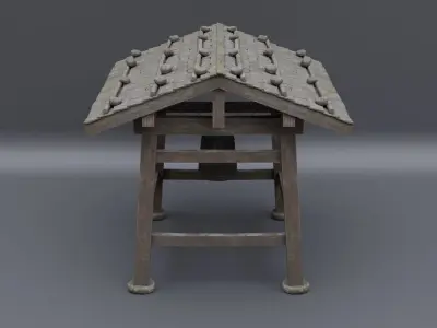 Japanese Bell Tower 3D model