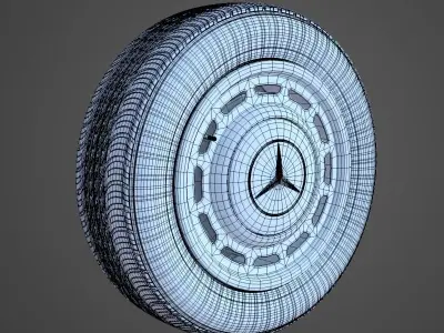 Mercedes-Benz Classic Wheel 3D model