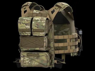 Plate Carriers CRYE JPC 2 V3 Low-poly 3D model