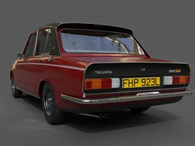 Triumph Dolomite Sprint PBR Textured Free low-poly 3D model