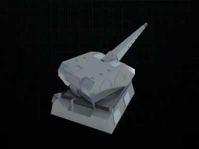 Rheinmetall Oerlikon Millennium Gun 3D model