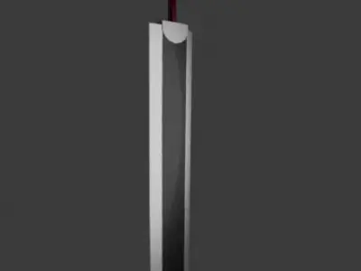 guts sword Low-poly 3D model