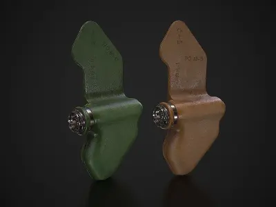 Anti-infantry high-explosive mine PFM-1 Low-poly 3D model