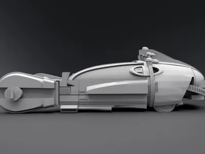 Blade Runner Spinner Scale Model 3D print model