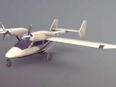 Accord-201 BlackGoldLines Livery Low-poly 3D model