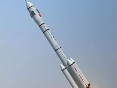 CZ 2F Launch Vehicle 3D model