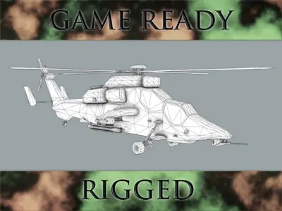 Battle Helicopter 3D model