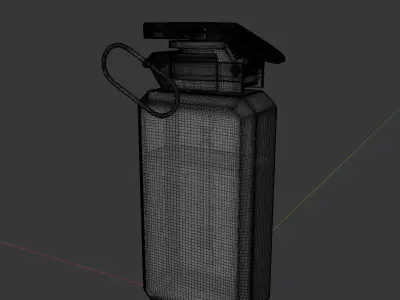 Sci-fi granade 3D model