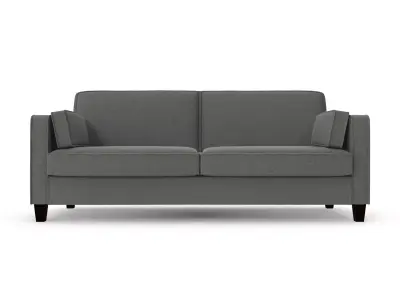Charcoal Gray Nolee Folding Sofa Bed Free 3D model
