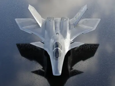 J-50 White Emperor Low-poly 3D model