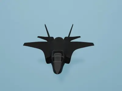 Lockheed Martin F-35 Lightning II Low-poly 3D model